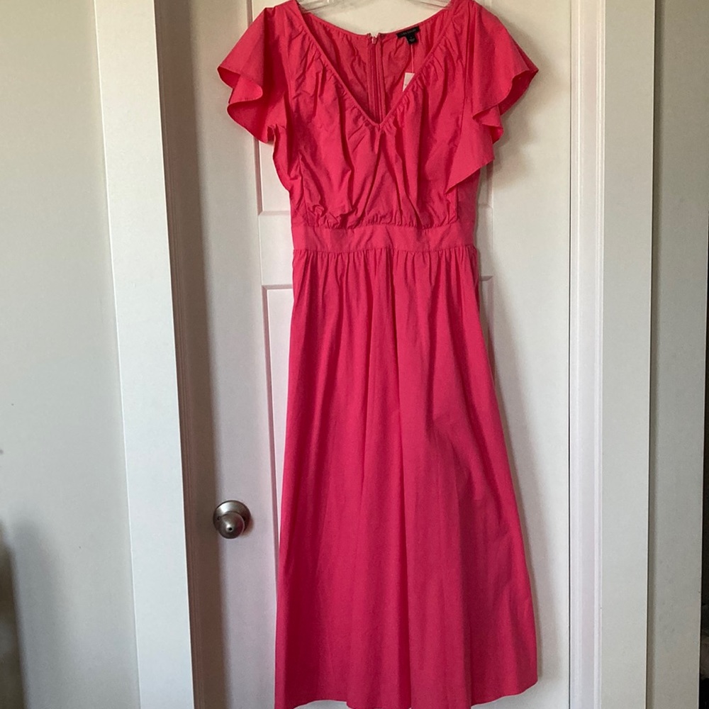 Beautiful short sleeve dress 👗, size-0, Pink,lined